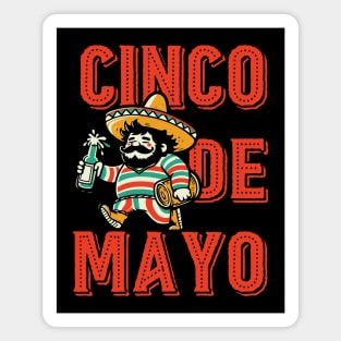 Cinco de Mayo // Mexican Sombrero Fiesta Drunk Magnet